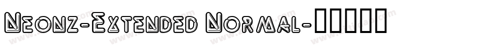 Neonz-Extended Normal字体转换